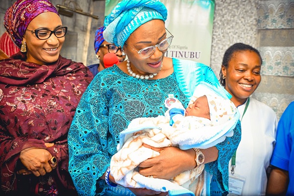 First-Lady with FCT first baby, Boluwatife Johnson