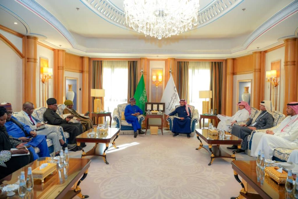 Alake with Bandar AlKhorayef,, Eng. Khaled AlMudifer and Nigerian delegation