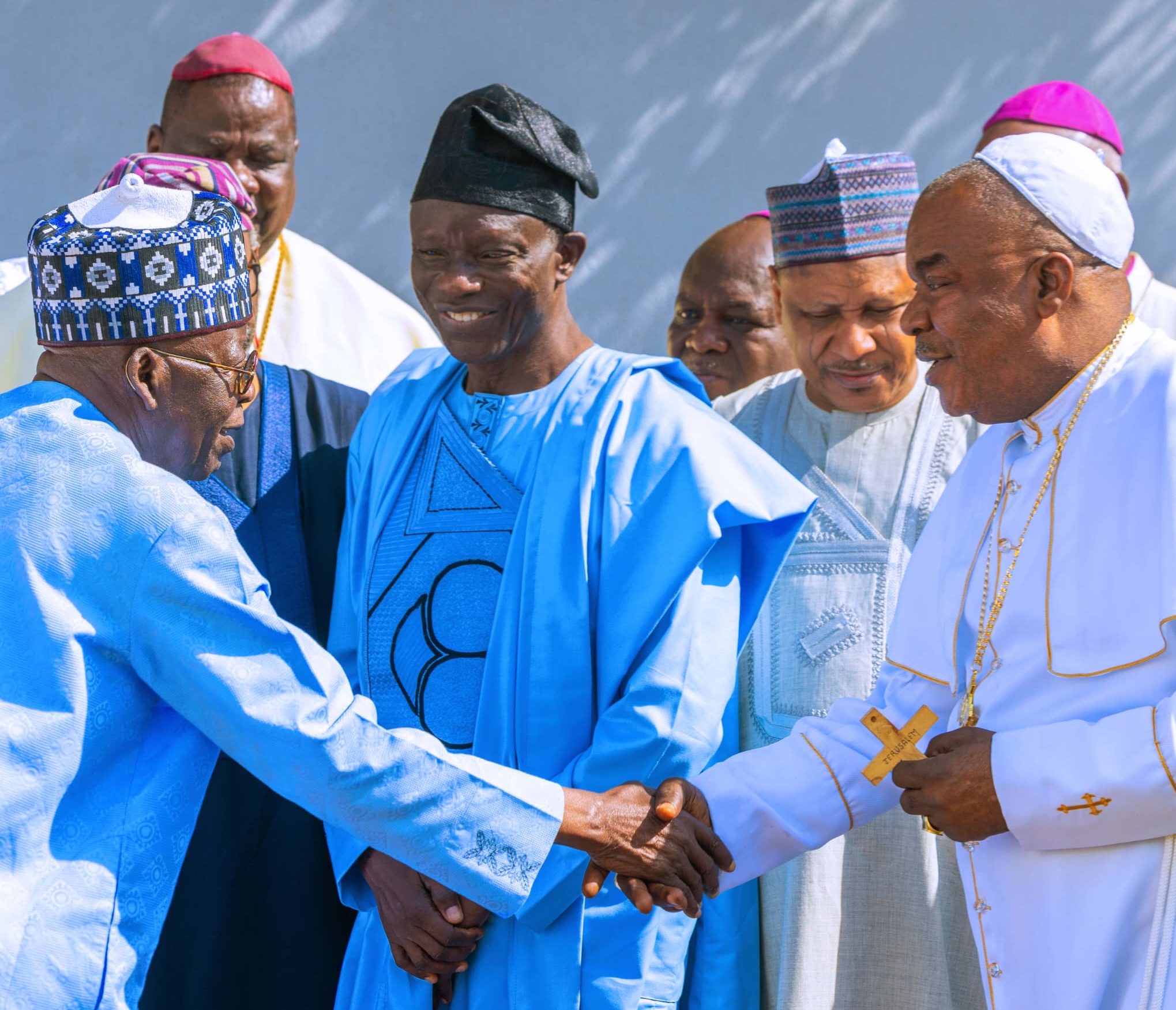 Tinubu with CAN Leaders
