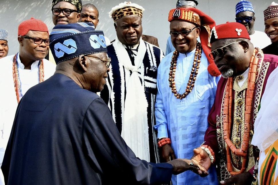 Tinubu with South-south monarchs