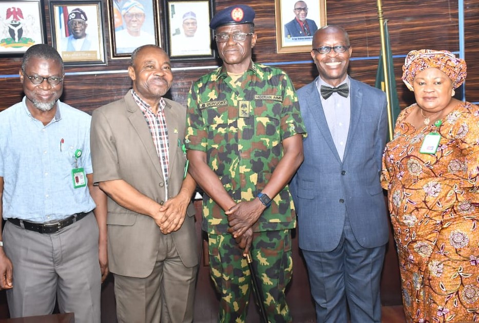 Nigerian Army Ordinance Corps with Yabatech officials