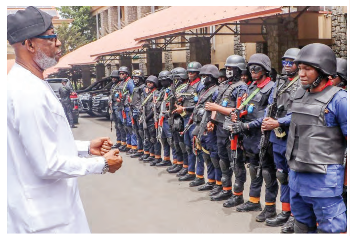 Alake with the mining special forces