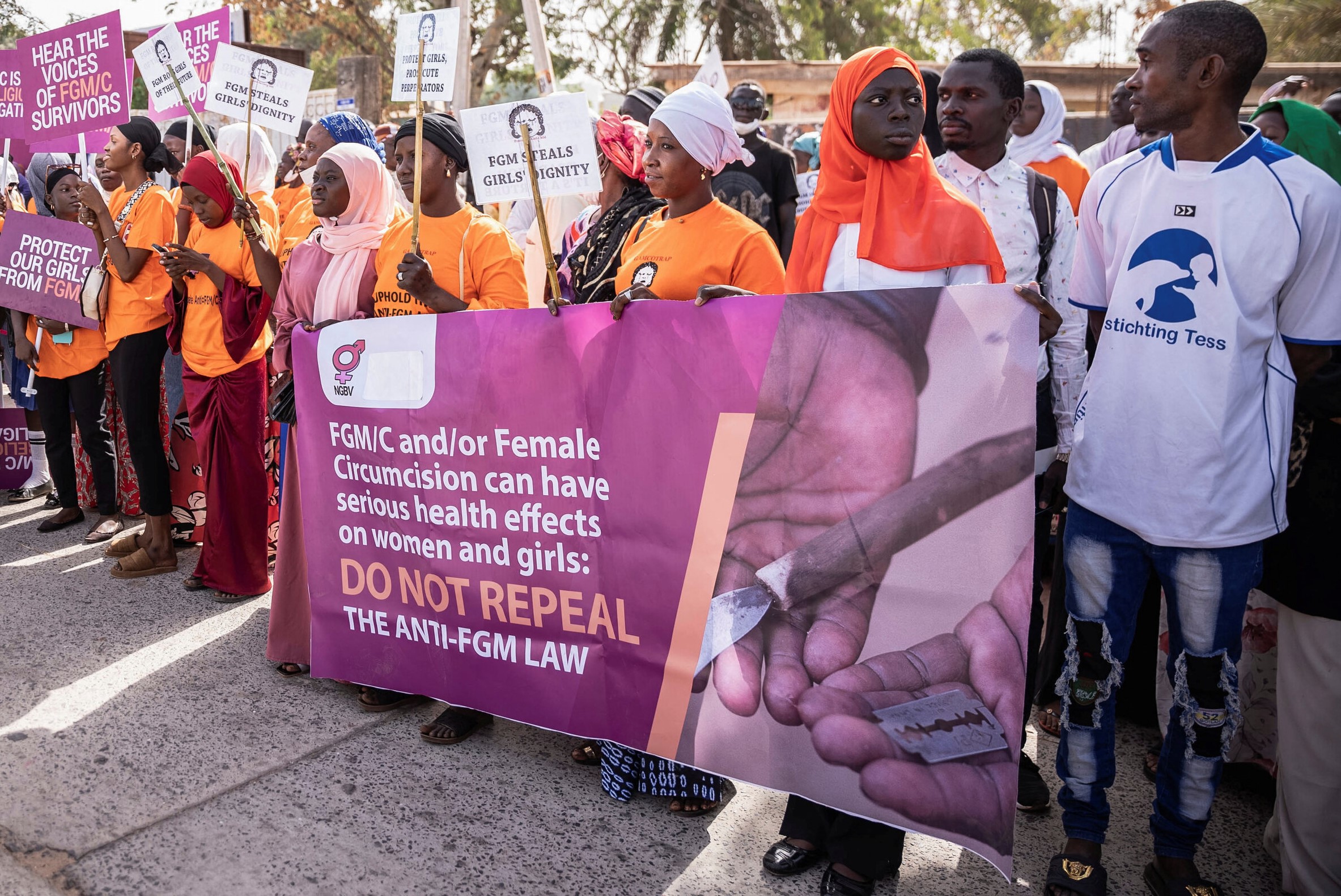 Protest over plan to reverse ban on female genital mutilation