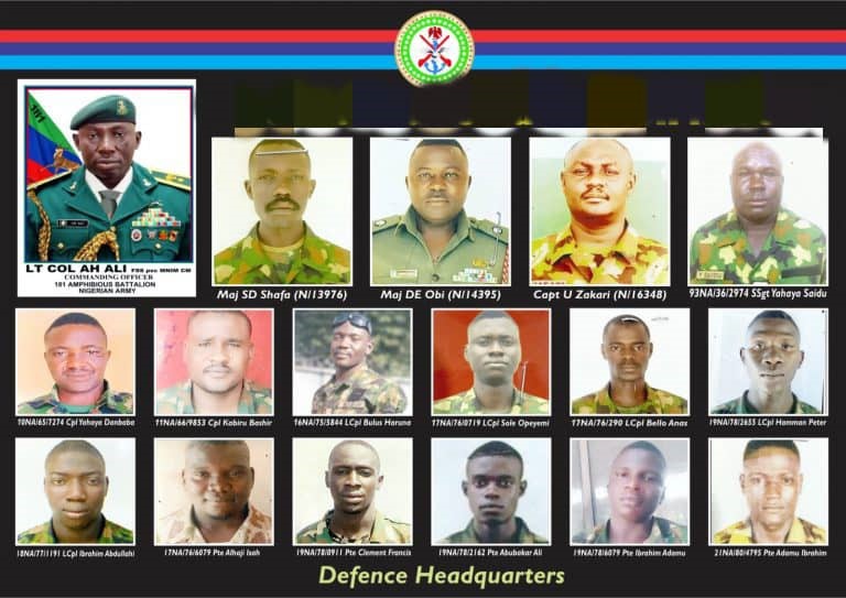 Soldiers killed in Delta