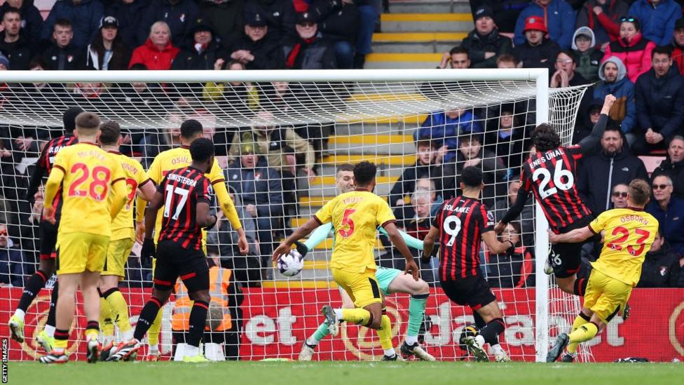 Unal's stoppage-time goal was his first for Bournemouth