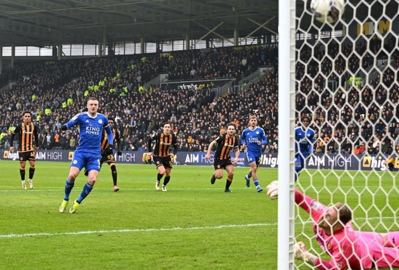 Vardy has scored eight goals in his past eight appearances