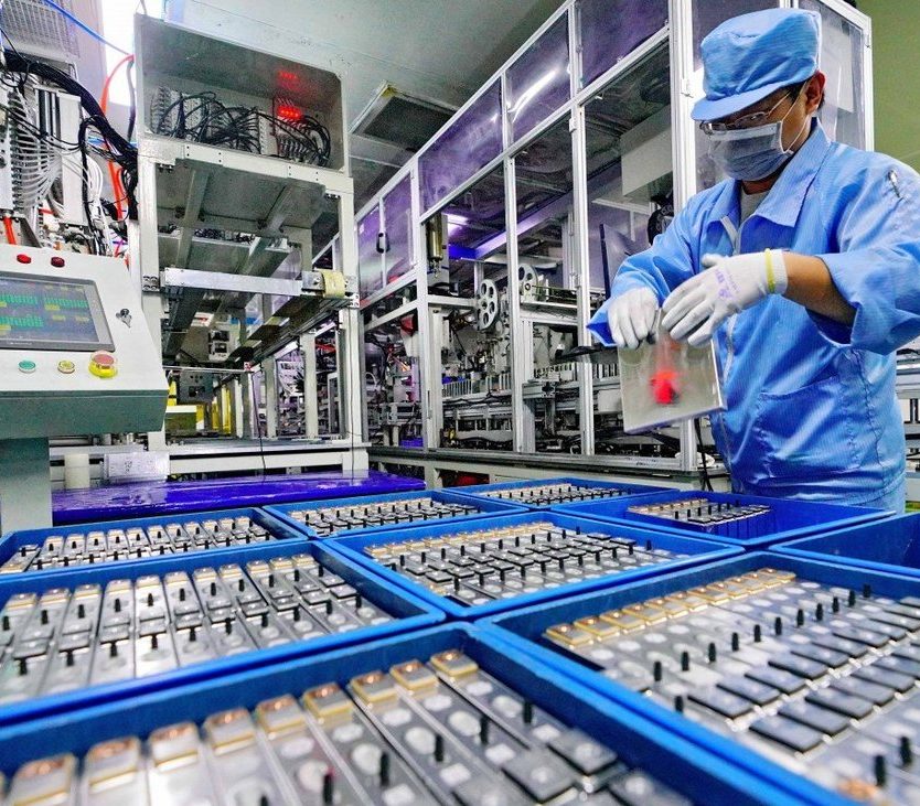 Lithium battery factory