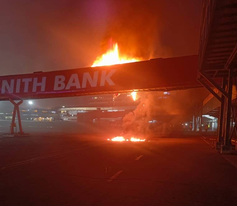 Fire at Lagos Airport