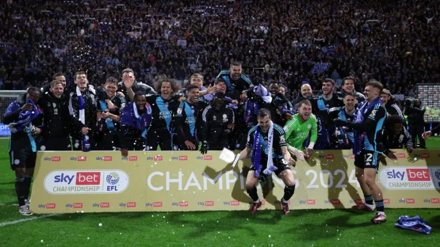 Leicester City win English Championship title