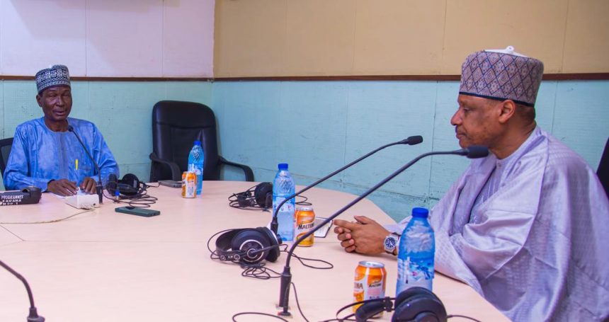 Mohammed Idris speaking on Radio Nigeria “Hannu Da Yawa.” programme