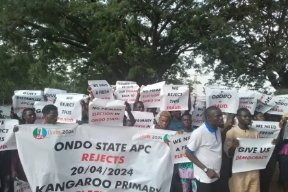 Protesters of Ondo APC