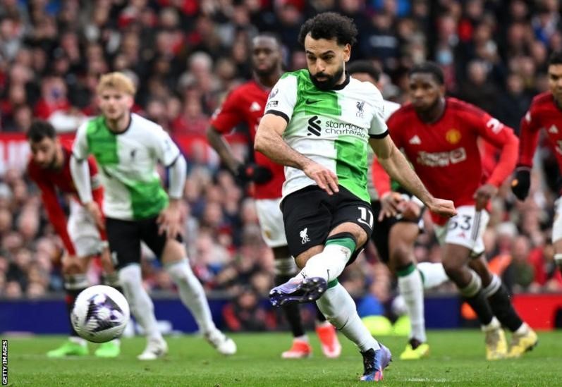 Salah's penalty rescues point for Liverpool against Mu Utd