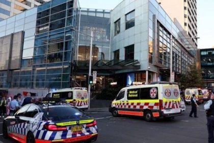 Scene of Sydney-shopping-mall attack