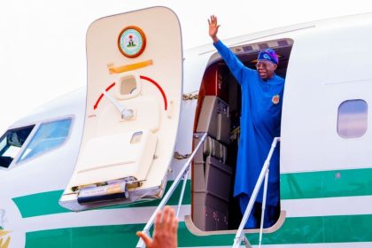 Tinubu jets out