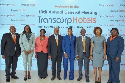Some Transcorp Hotel directors at the AGM