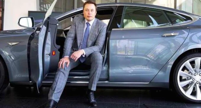 Elon Musk Tesla model