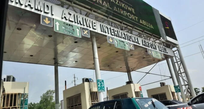 Abuja airport toll gate