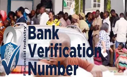 Bank customers struggling for BVN