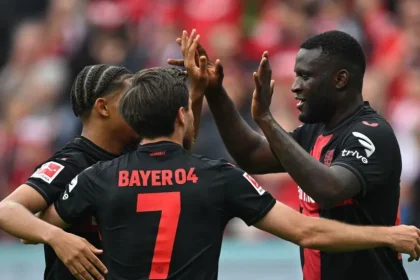 Bayer Leverkusen have become the first Bundesliga team to remain unbeaten all season