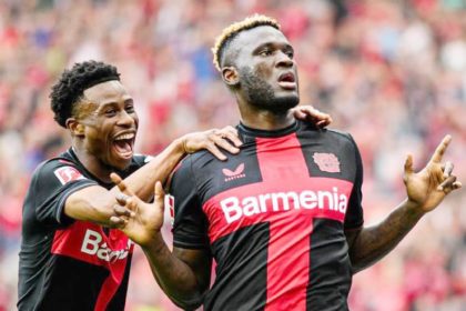 Nigeria's Victor Boniface scores as Leverkusen beat Bochum