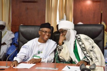 El-Rufai with Muhammadu Sanusi