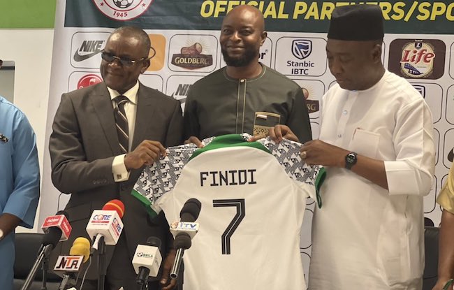 Finidi George unveiled as Super Eagles coach