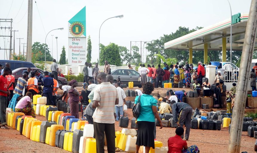 Fuel queues