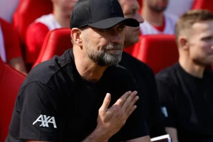 Jurgen Klopp watches his final game as Liverpool manager