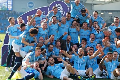 Man City win record fourth English title in a row