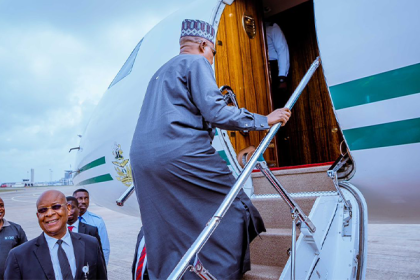 Shettima departs Abuja