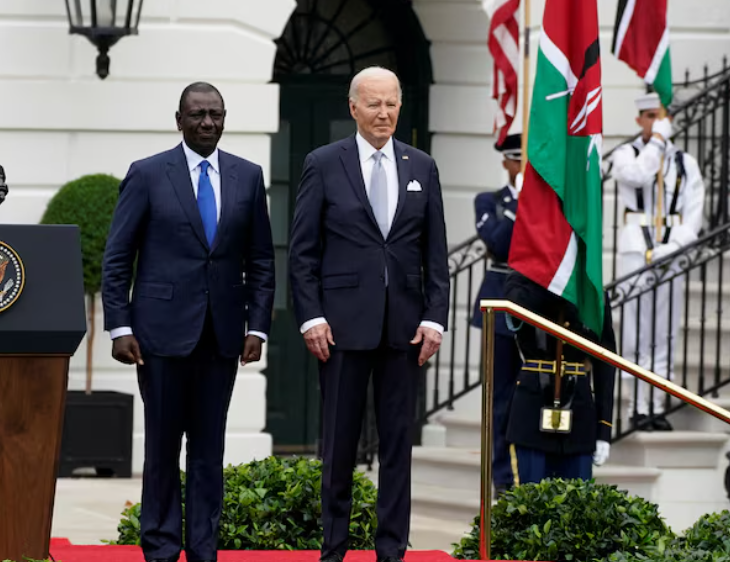 William Ruto and Joe Biden