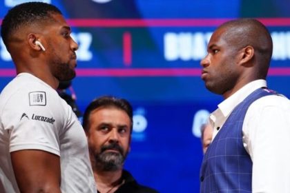 Anthony Joshua and Daniel Dubois