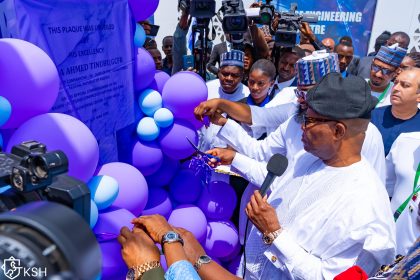 Godswill Akpabio at CNG commissioning