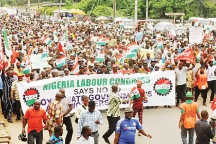 Labour movement during a protest