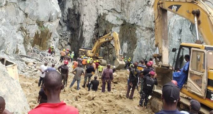 Mining site crash in Niger State