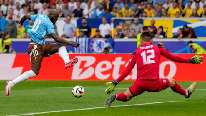 Romelu Lukaku strikes for Belgium