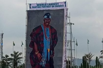 Tinubu's portrait