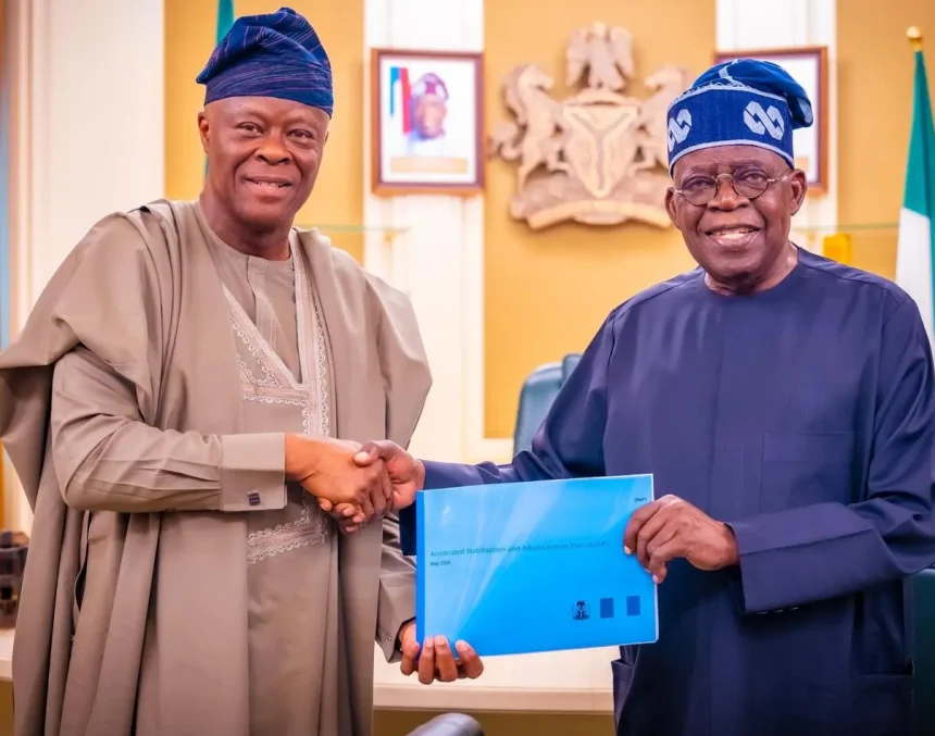 Wale Edun and President Tinubu