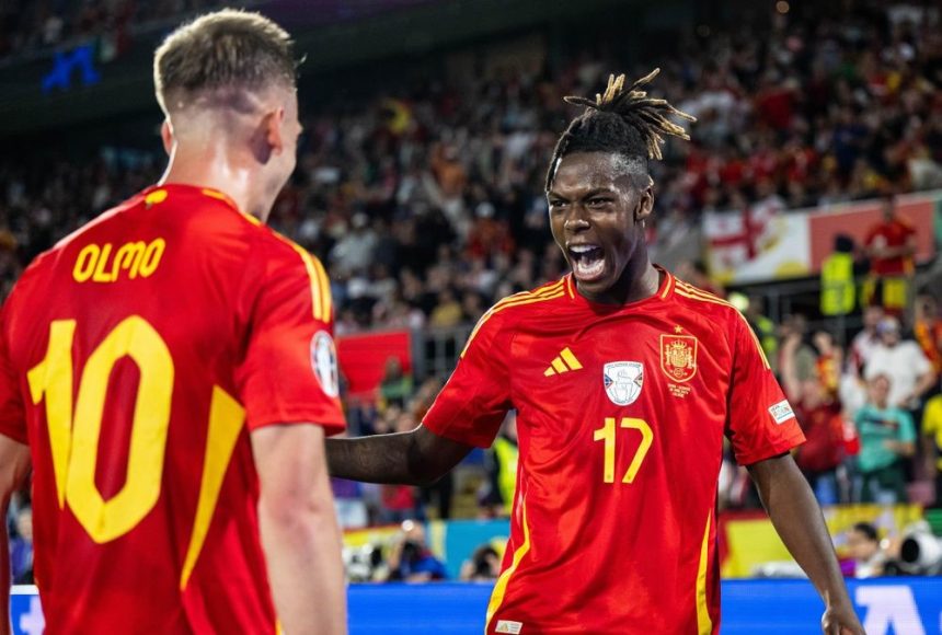 William scores stunner as Spain beat Georgia to set-up Germany Q-Final