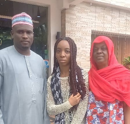 Bature with Zainab Jummai Ado Bayero and her mum