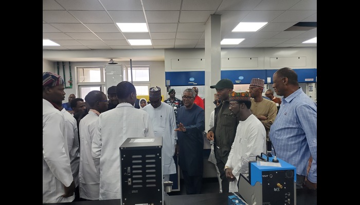 Dangote with members of House of Reps