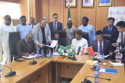 Adelabu supervises contract signing between FG , Elsewedy and Power China