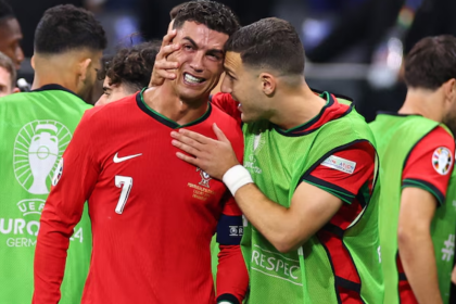 Ronaldo weeps as his penalty was saved