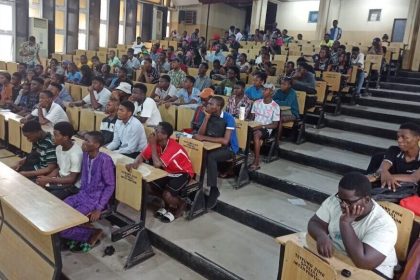 Students in lecture hall