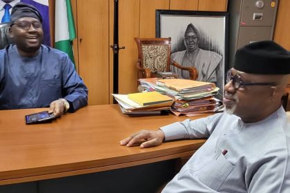 Adebayo Adelabu with Dapo Abiodun