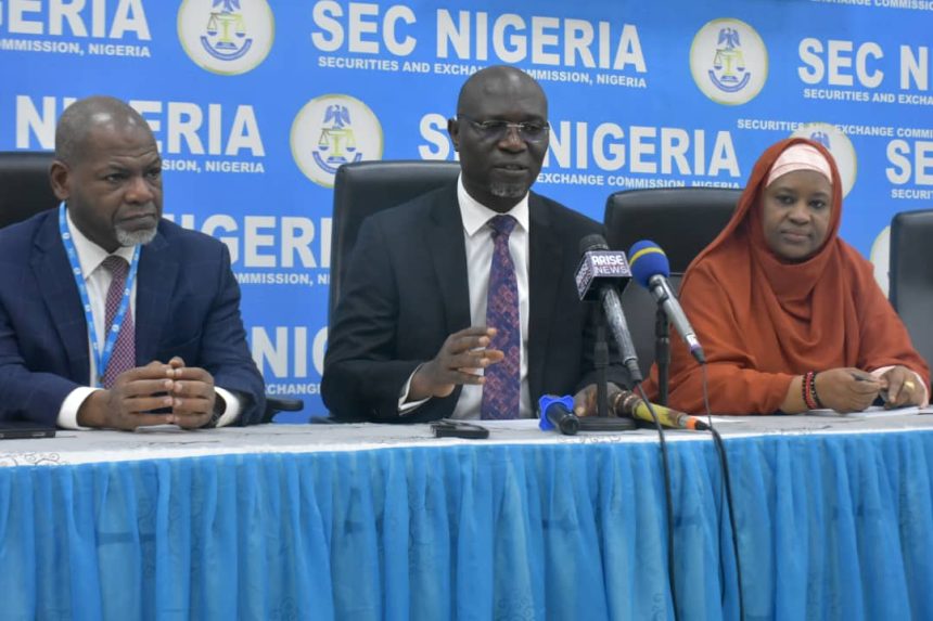 L-R: Bola Ajomale, Emomotimi Agama, and Samiya Usman all of SEC