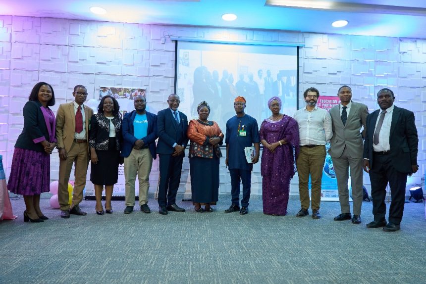 Dignitaries at the launch and commissioning of Girls Education Skill Partnership (GESP) Hub at Yabatech