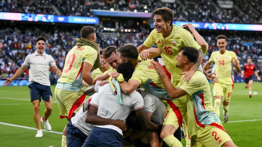 Spain beat France to win footbal gold