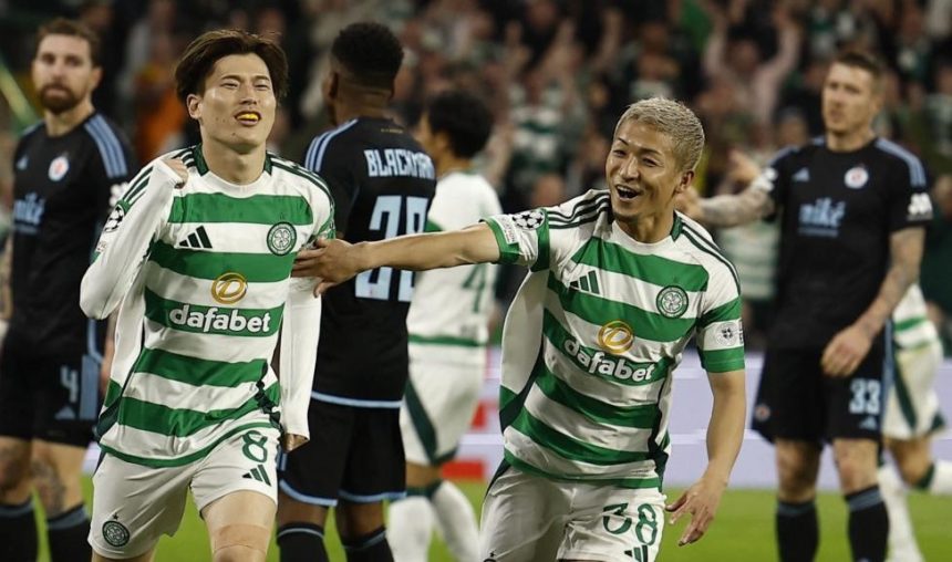 Rampant Celtic start Champions League with five-goal win over Slovan