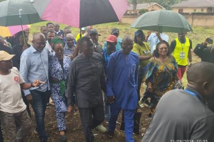 Asue Ighodalo during voting